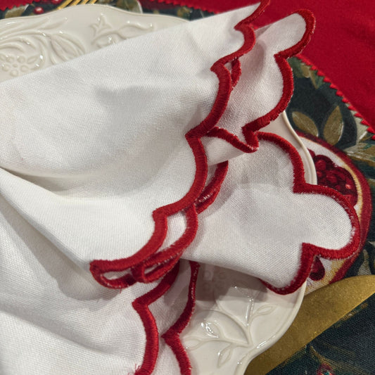 Evergreen Scallop Napkin