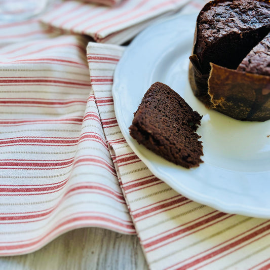 Country Stripe Red Napkin Set
