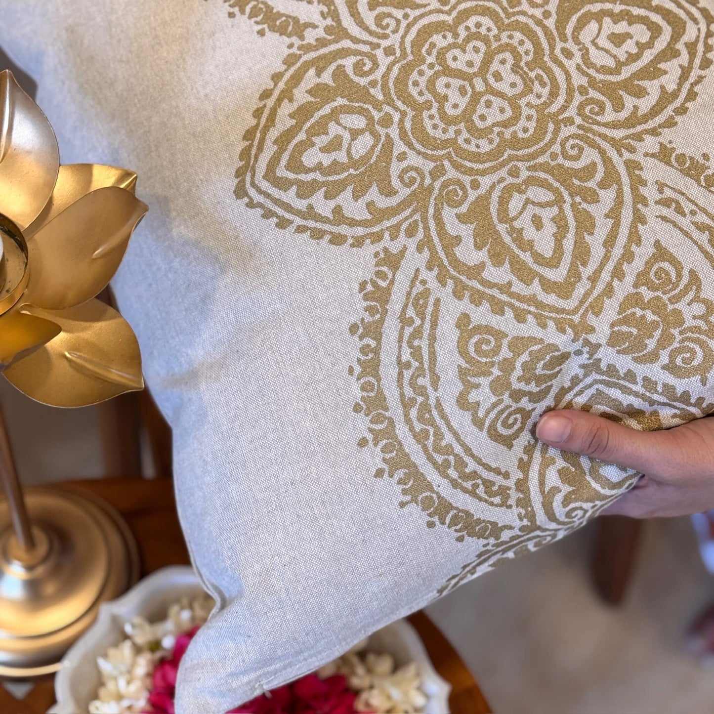 Athena Sand Cushion Cover