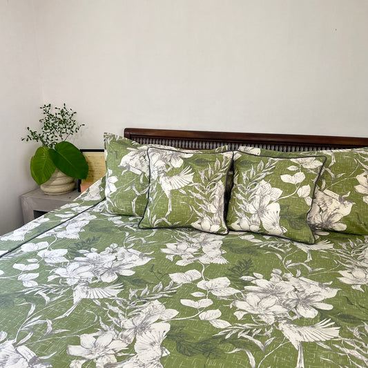 Maravelle Moss Bed Cover Set
