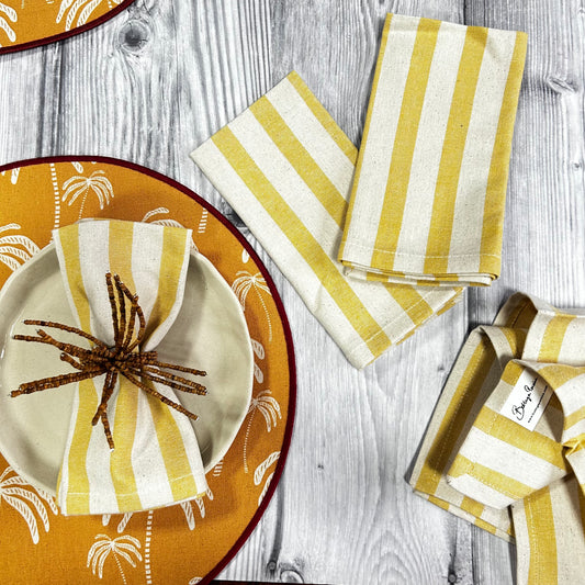 Oxford Stripe Napkin Set