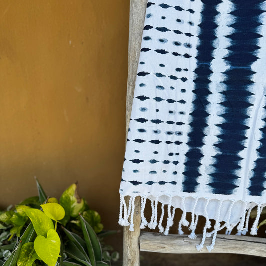 Azure Drift Beach Towel