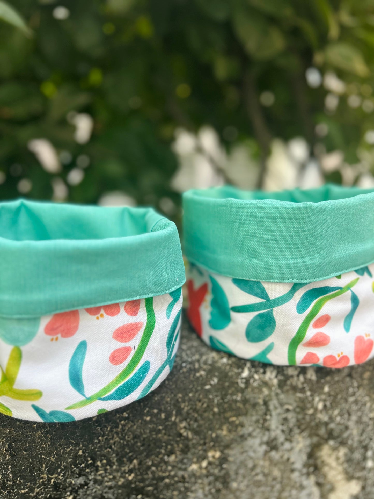 Painted Garden Basket set