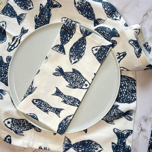 Marine madness Cotton Napkin set
