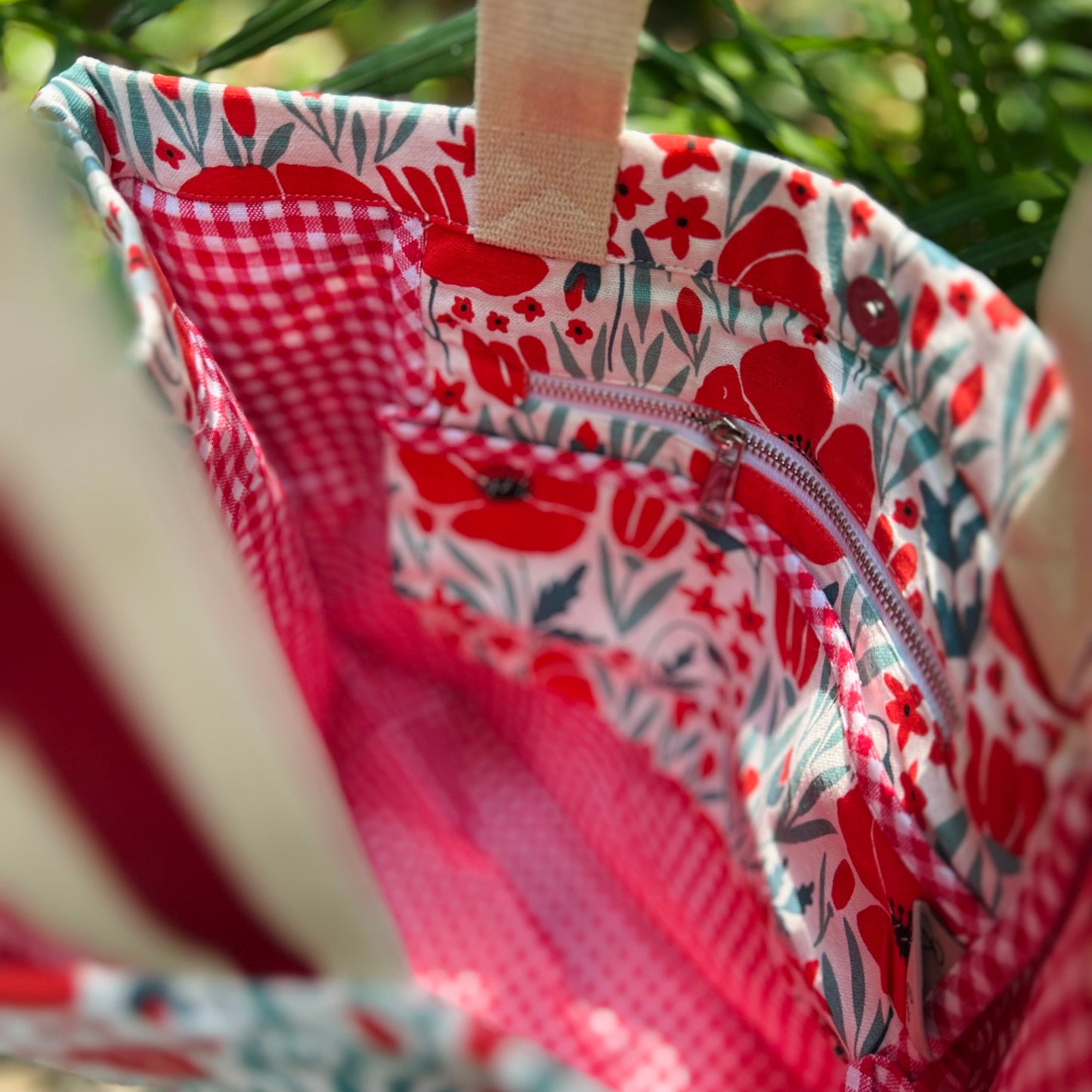 Poppy Field Tote Bag