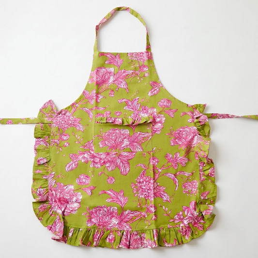 Imperial Bloom Cassata - Frill Apron