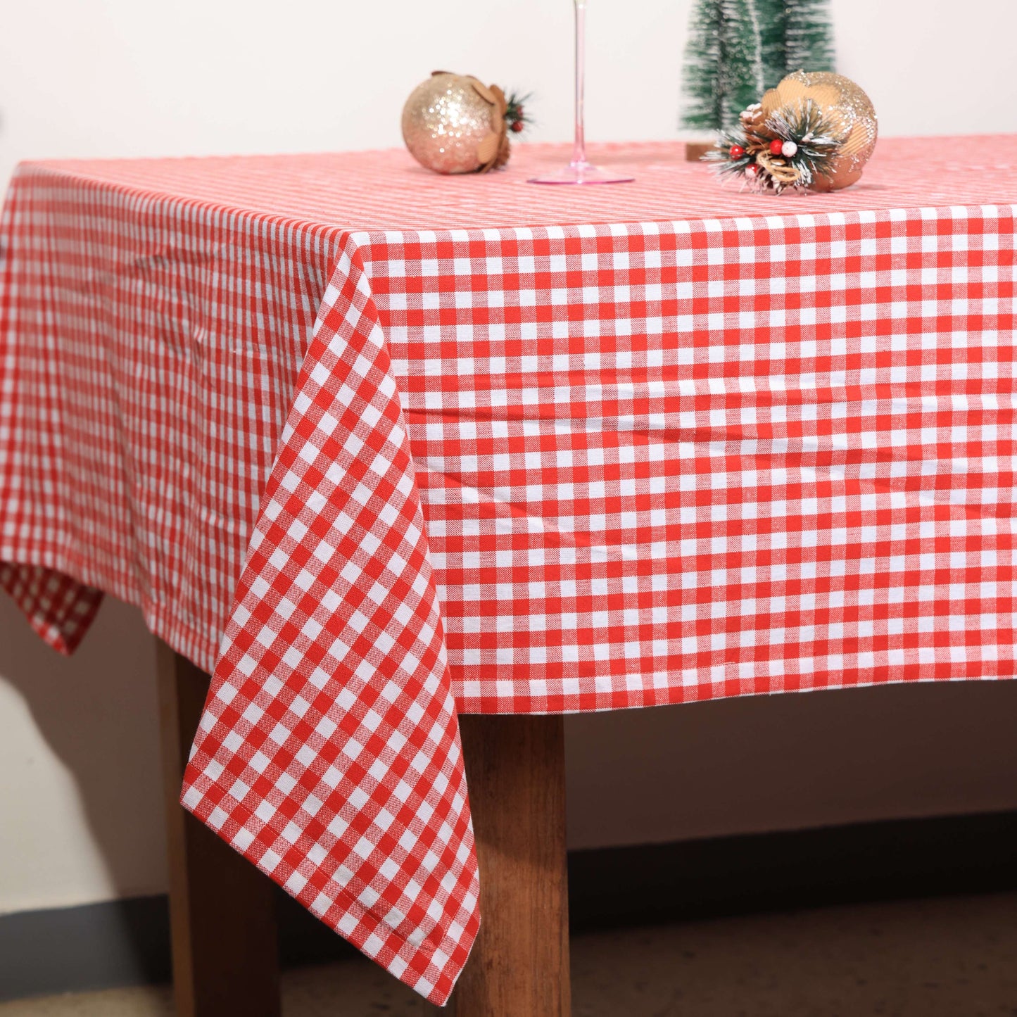 Happiness Check Tablecloth