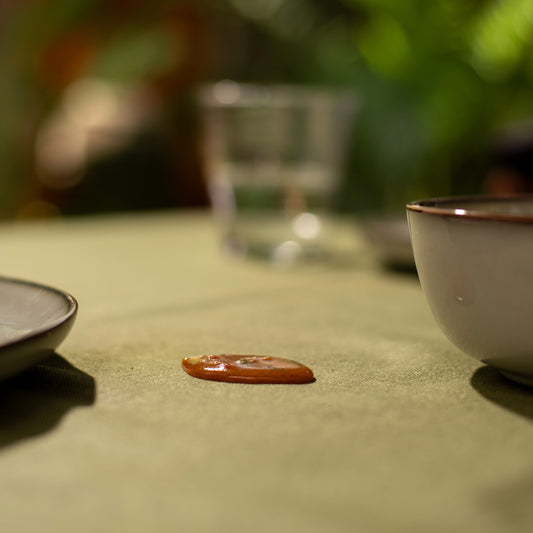 Stain Proof Riviera Forest Green Tablecloth