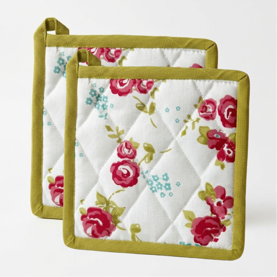 Sweet Peony Pot Holder