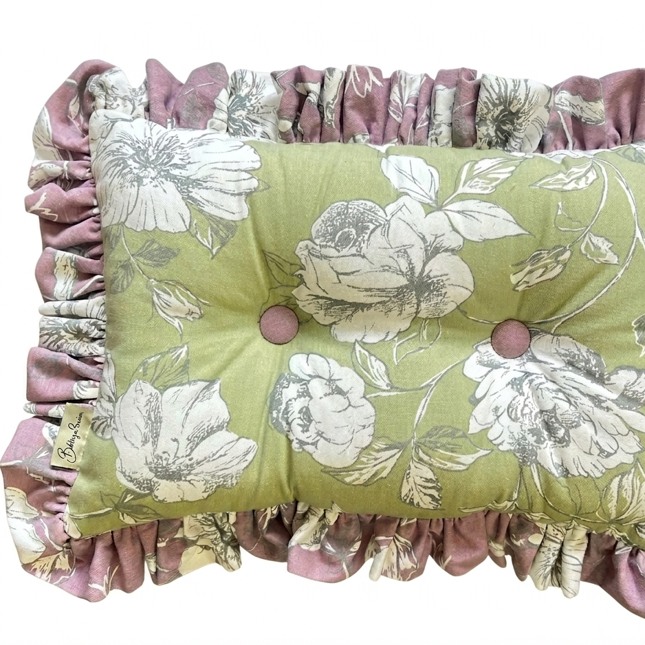 Verdant Rose Cushion