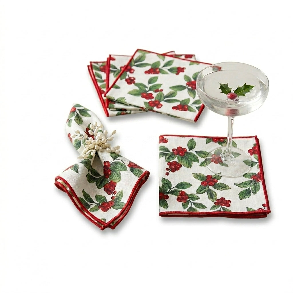 Berry Cocktail Napkins