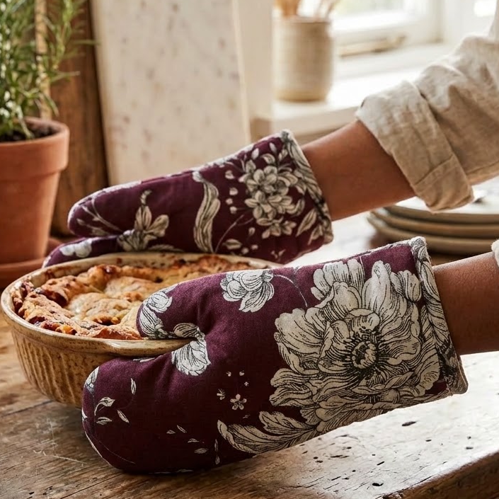 Imperial Bloom Glove - Merlot