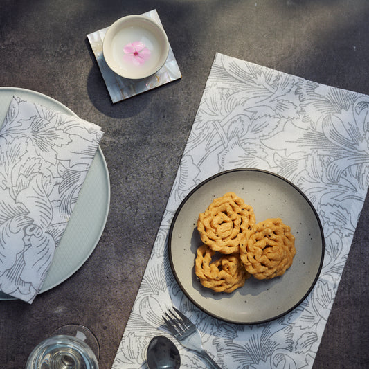 Fiore Silver Festive Napkin