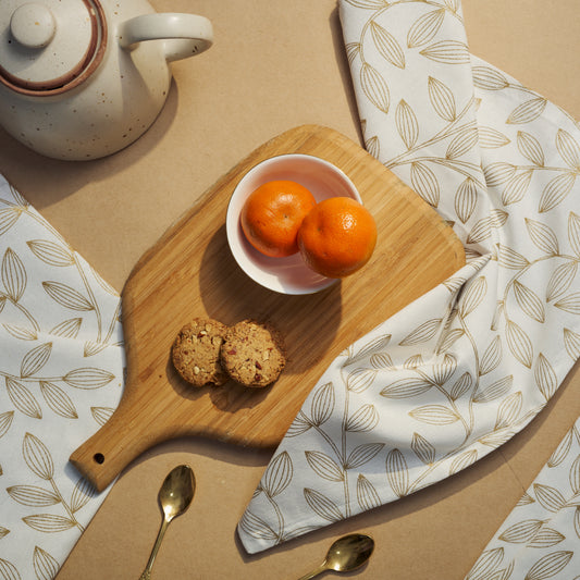 Feuille Gold Festive Napkin