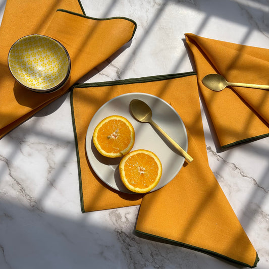 Lesley Cotton Embroidered Napkin