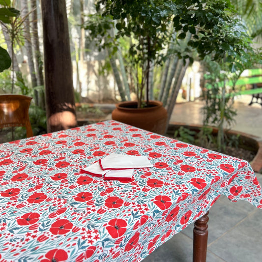 Poppy Field Tablecloth