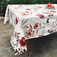 Botanical Bloom Maroon Tablecloth