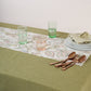 Stain Proof Riviera Forest Green Tablecloth