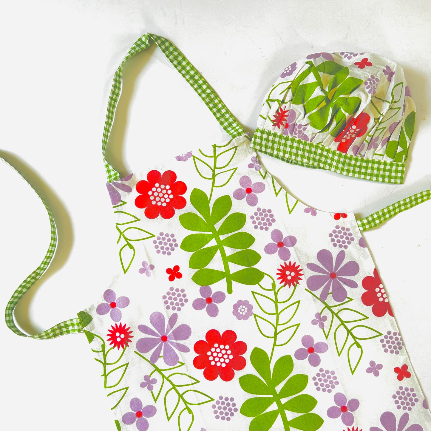 Molly Kids Apron with Chef Hat