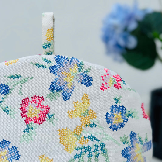 Pixel Petal Tea Cozy