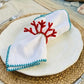 Coral Napkin rings