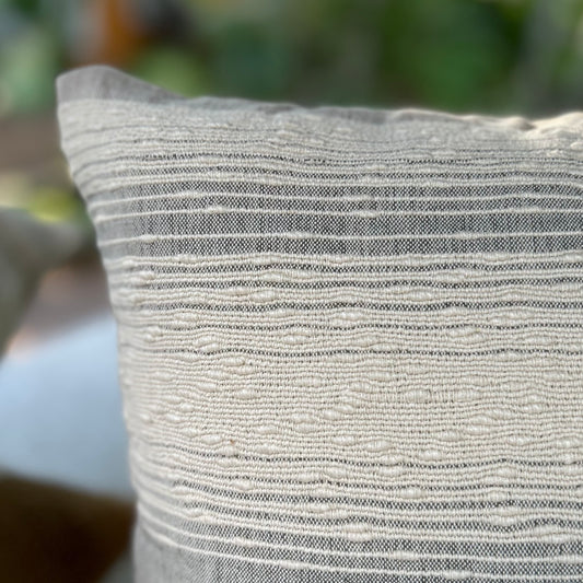 Coastal Stripe Slub Cushion Cover