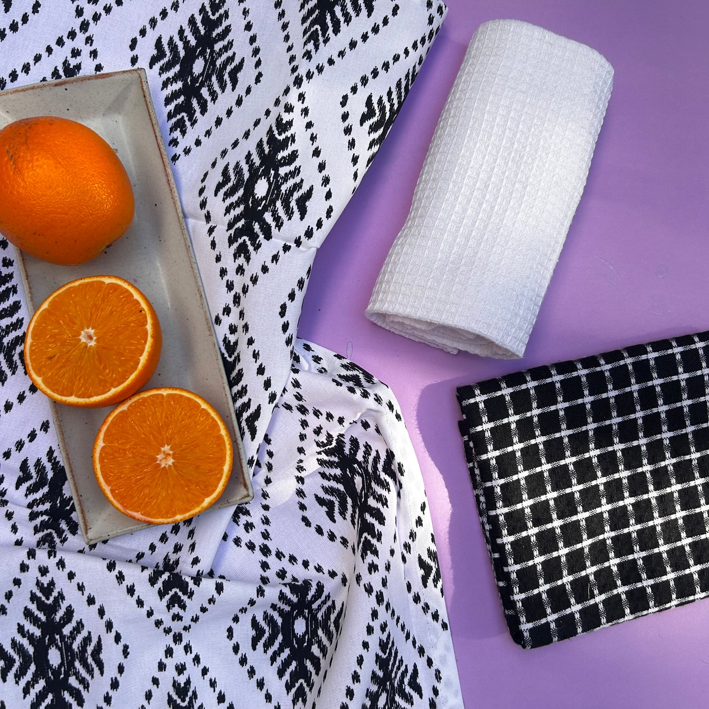 Ikat Kitchen towel set