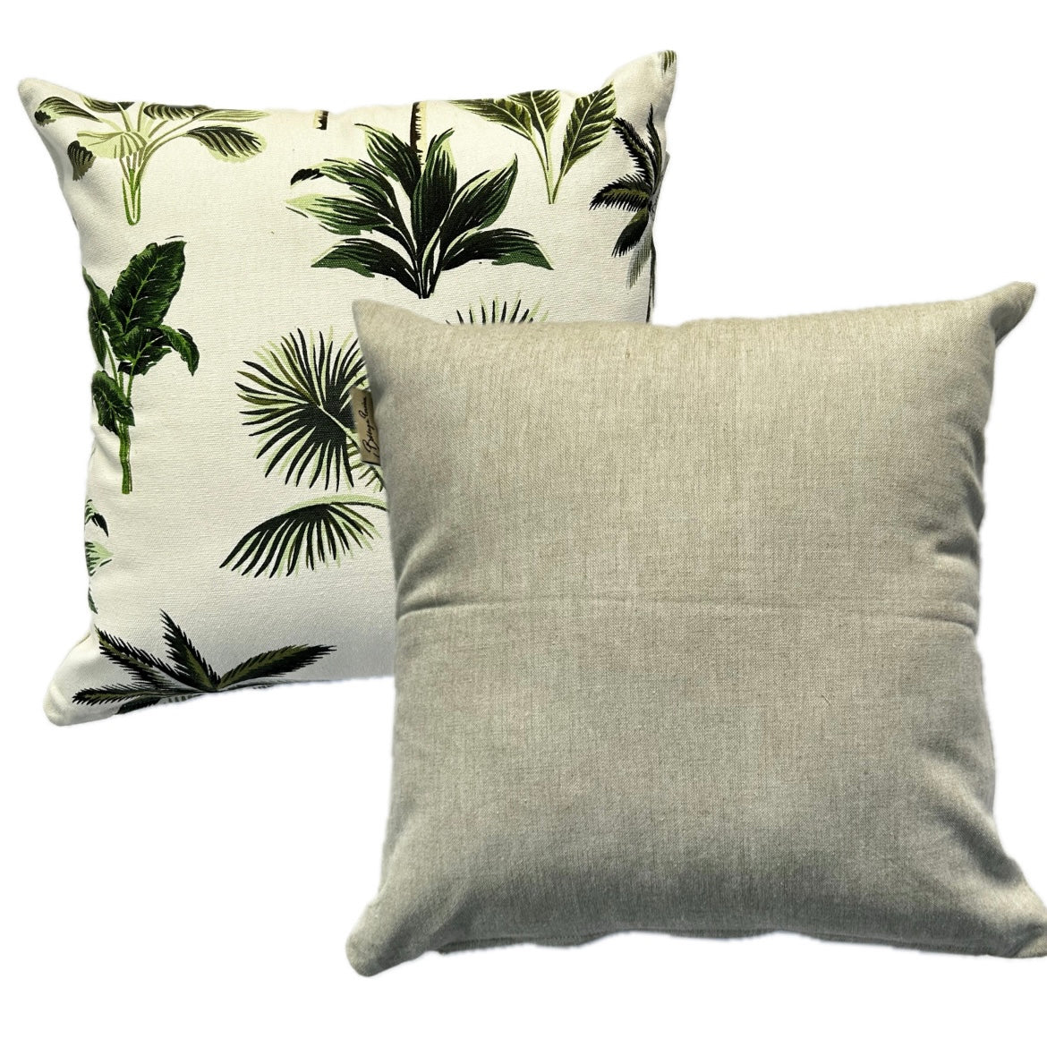 Green Flora Cushion Cover