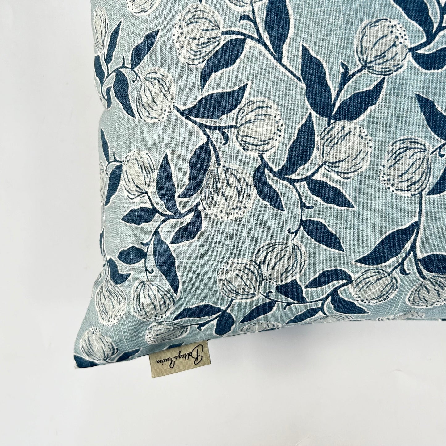 Indigo Petal Cushion Cover