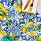 Summer Lemons Cotton Runner