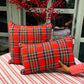 Tartan Red Cushion