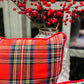 Tartan Red Cushion