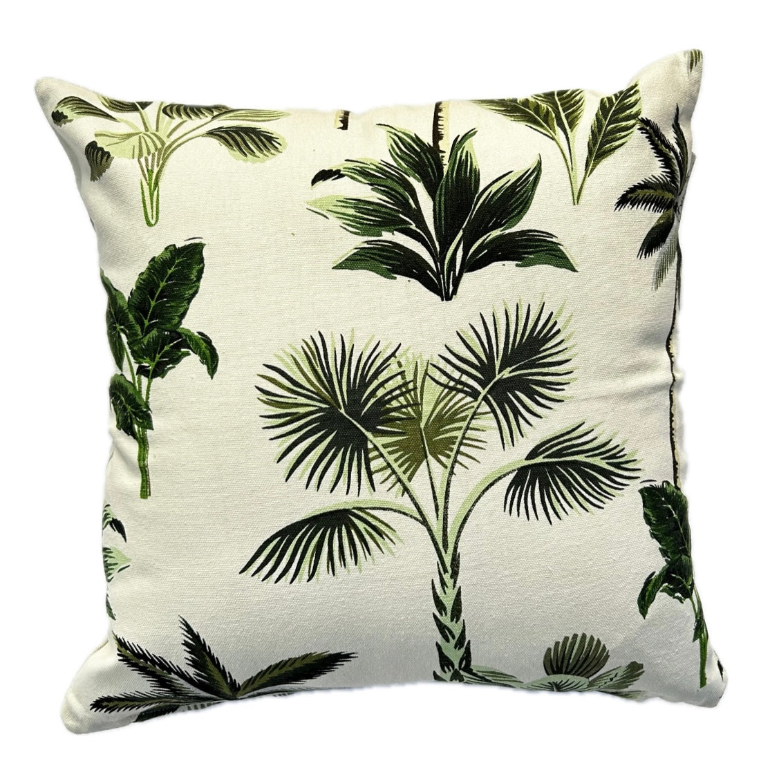 Green Flora Cushion Cover