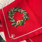 Robin Wreath Napkin