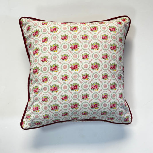 English Bloom Pink Cushion Cover