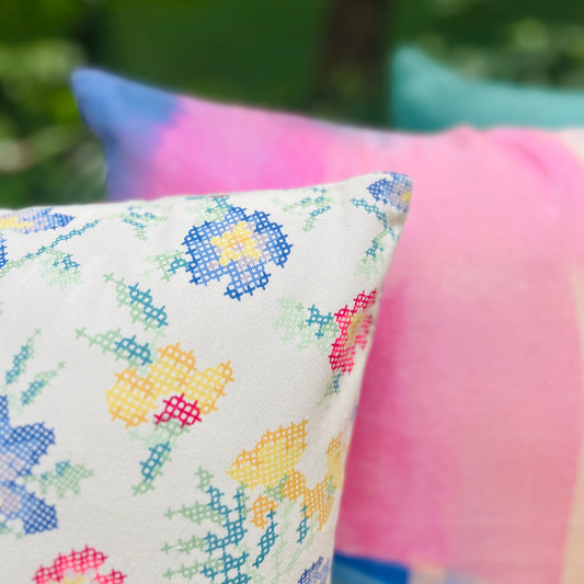 Pixel Petal Cushion Cover Set