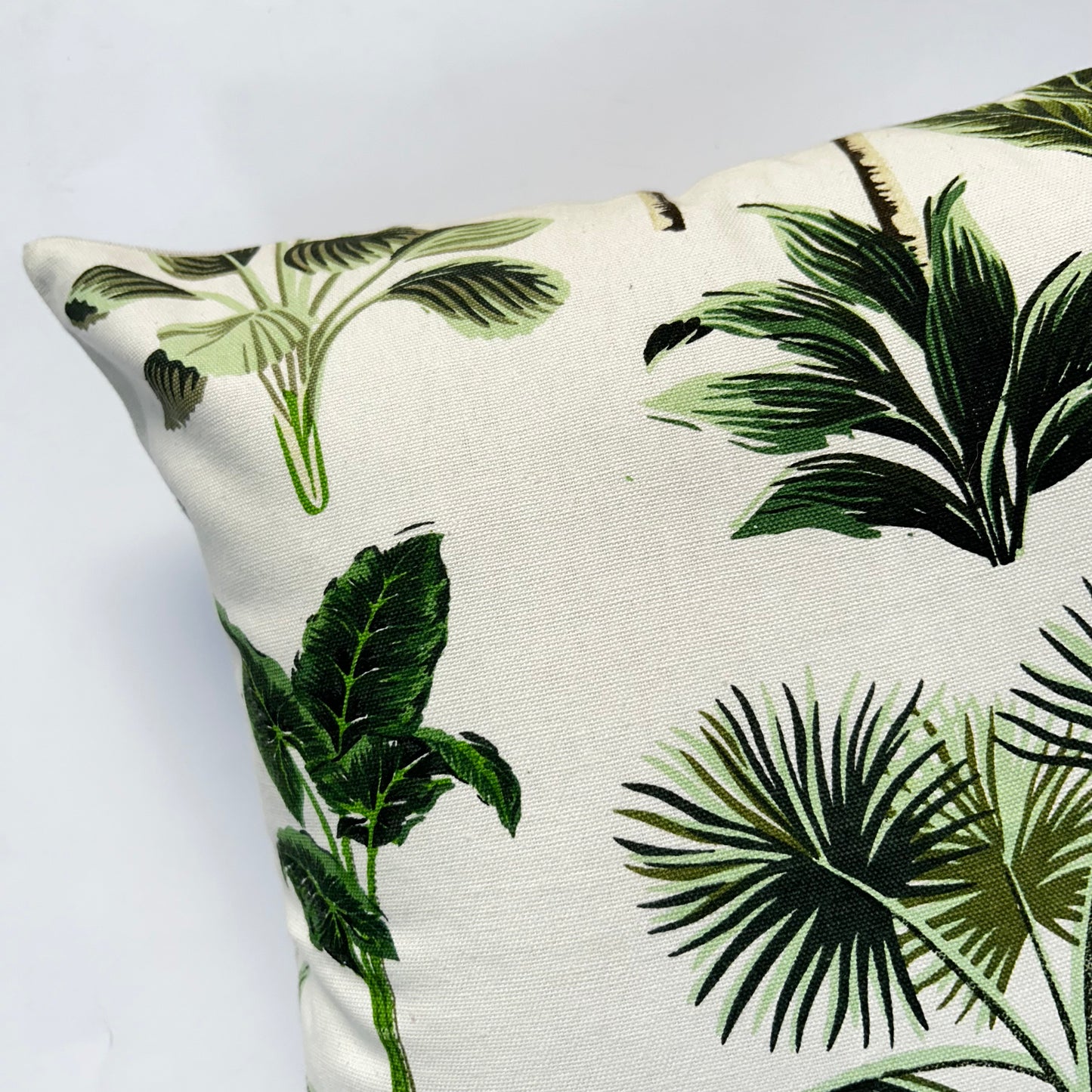 Green Flora Cushion Cover