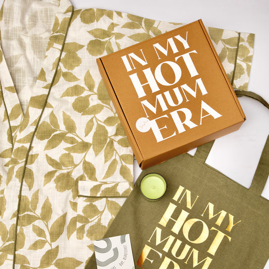 In My Hot Mum Era - Robe & Tote Gift set