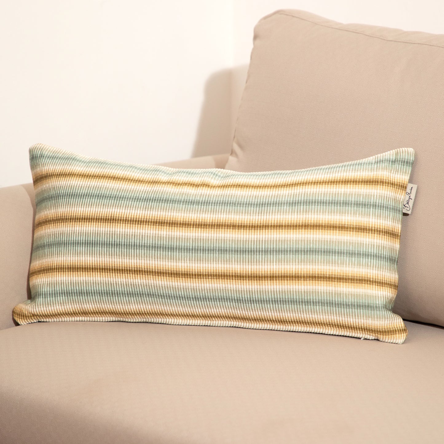 Silk Stripe Cushion Cover