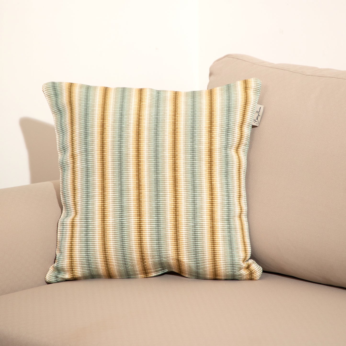 Silk Stripe Cushion Cover