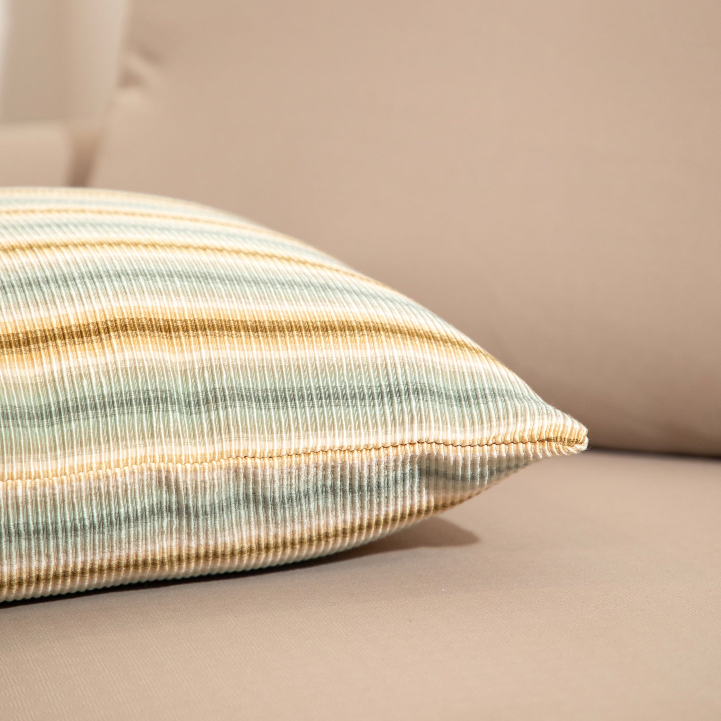 Silk Stripe Cushion Cover