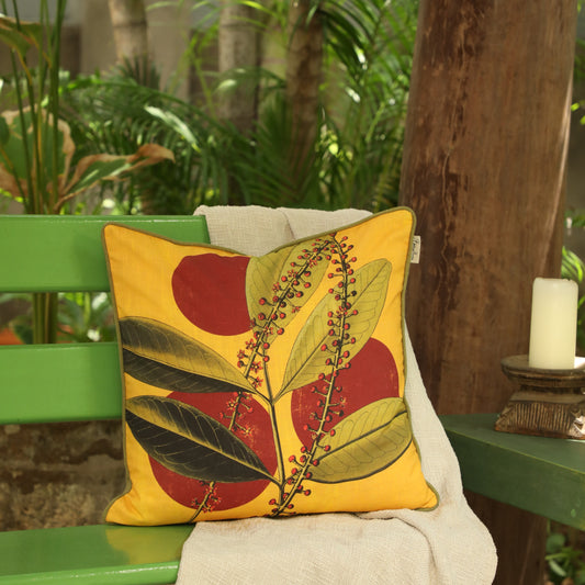 Kauveri Peak Apricot Cushion Cover