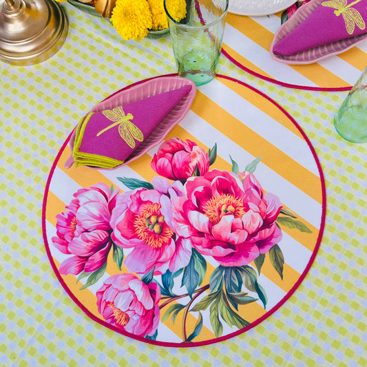 Miami Placemat Set - Pink
