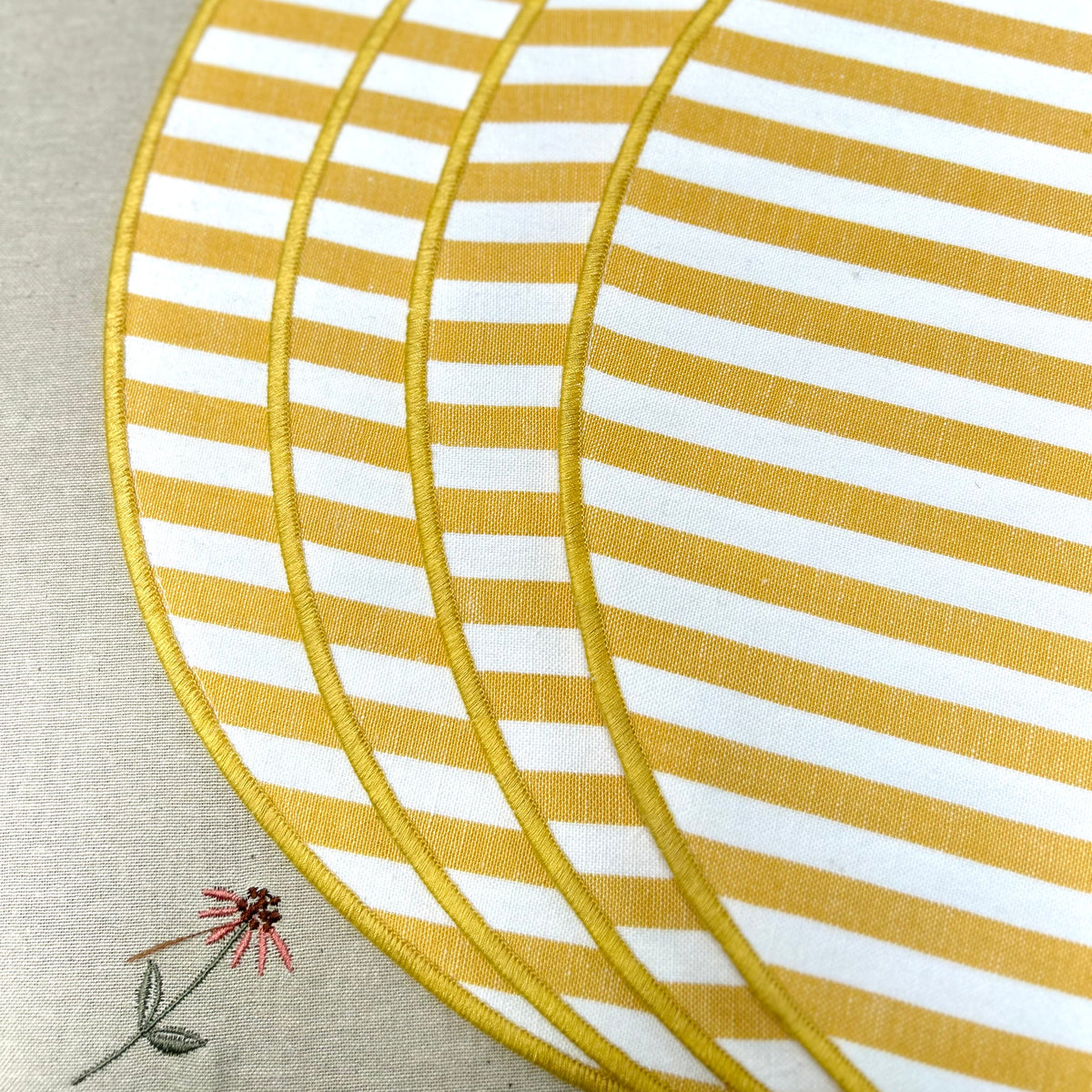 Orbital Yellow Placemat