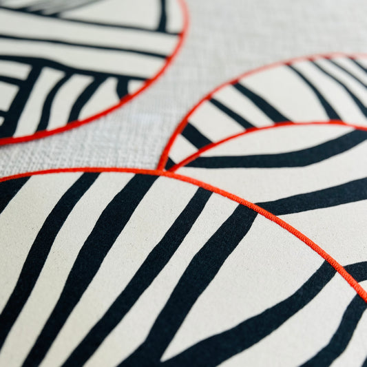 Earthy Wave RED Placemat Set