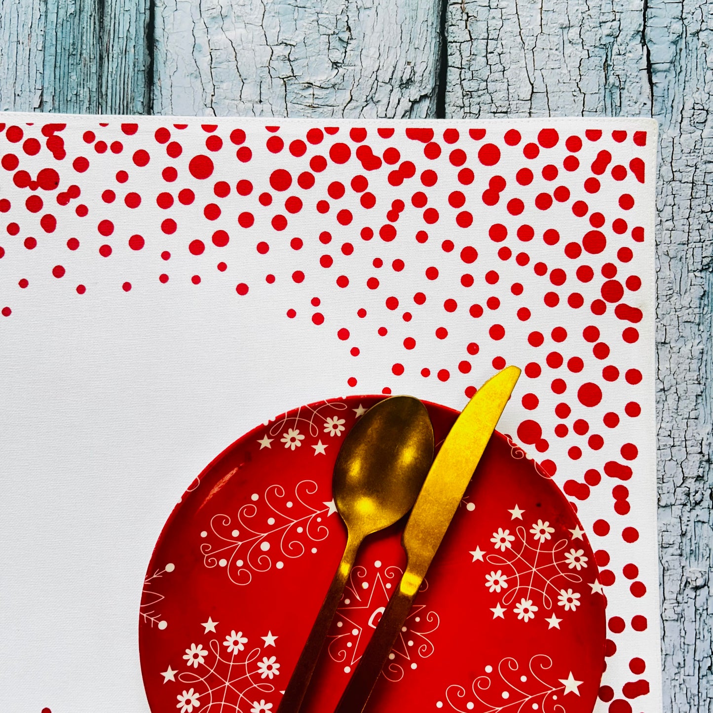 Red Pop Placemat Set