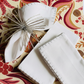 Blanket Stitch Napkin - Silver