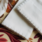 Blanket Stitch Napkin - Silver