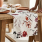 Botanical Bloom Maroon Runner