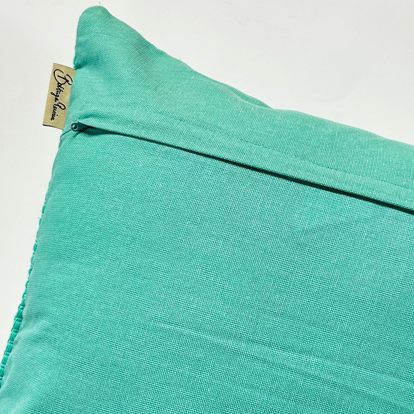 Material Aqua Cushion Cover